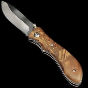 JUNGLE Taschenmesser mit Holzgriff