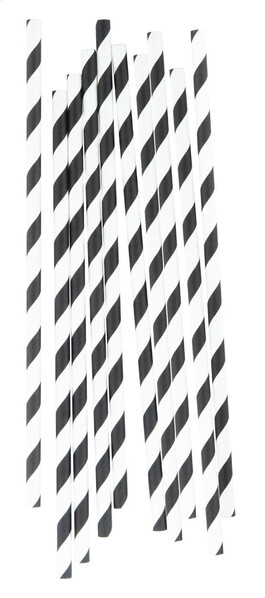 Szívószál Szett StriStraw - Black / White