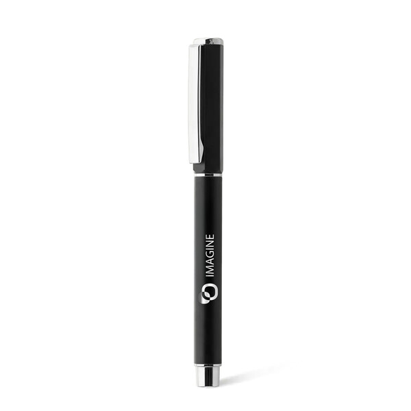 HEXA - BND181 - Stylo à bille roulante en acier inoxydable recyclé