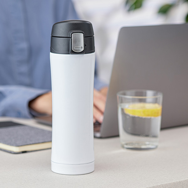 400 ml Secure thermal mug - White