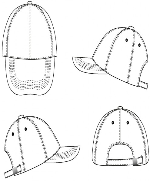 Sol's Buffalo - Six Panel Cap - White