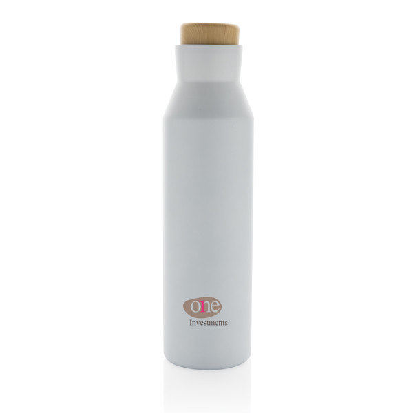 Gaia vakuumska steklenica 600 ml, reciklirano nerjaveče jeklo - Bela