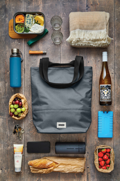 Black+Blum 16L Insulated Tote/ Cooler Bag - Grey