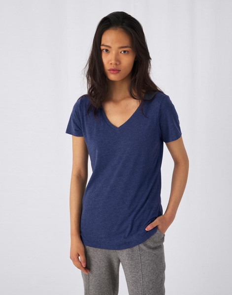 V Triblend / Women T-Shirt - White / L