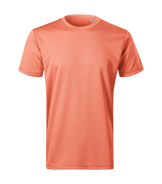Majica Kratkih Rukava Muška Malfini® Zoom - Melanž Boje Zalaska Sunca / XL