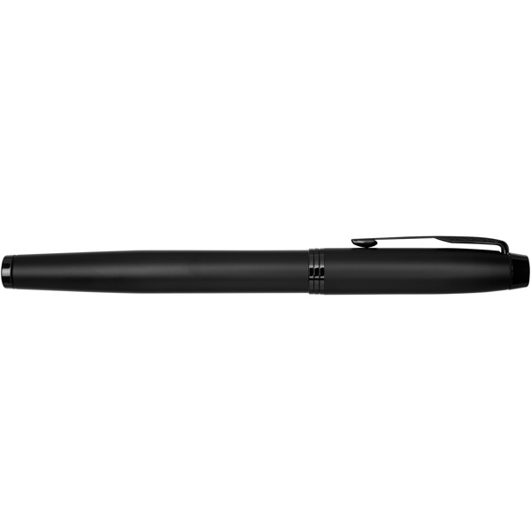 Parure IM avec stylo roller et stylo bille achromatiques Parker (encre noire/bleue)