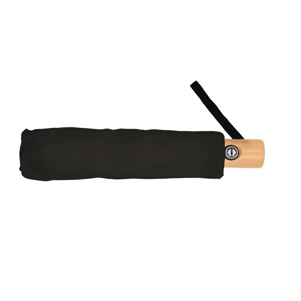 RPET automatic umbrella, foldable | Nell - black