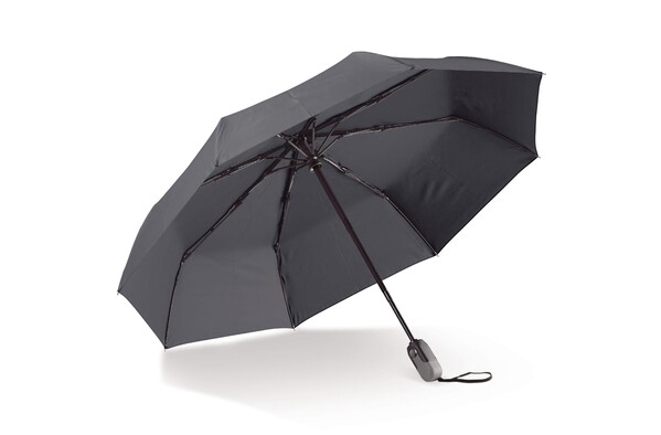 Foldable umbrella auto open, 96 cm diameter - Black