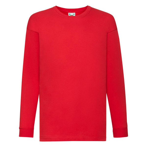 Kids Valueweight Long Sleeve T - White / 140 (9-11)