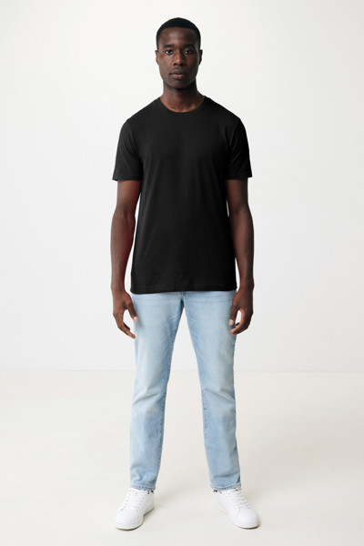 T-shirt en coton recyclé IQONIQ Bryce - Noir / 5XL