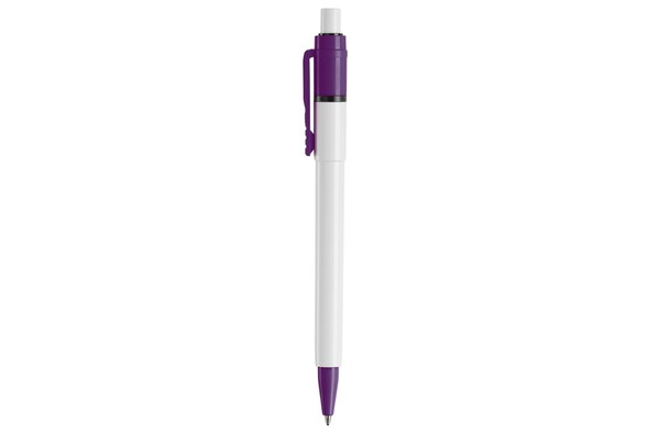 Ball pen Baron Colour hardcolour - White / Purple
