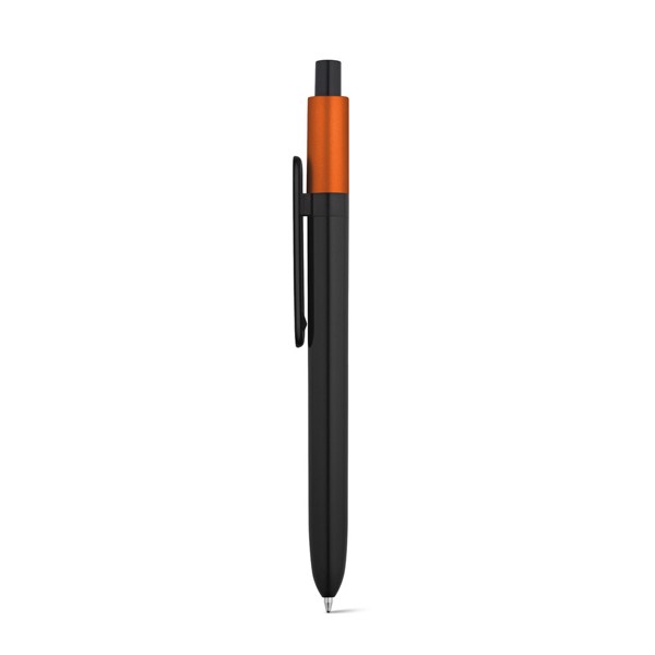 KIWU METALLIC. Kuličkové pero z ABS - Oranžová