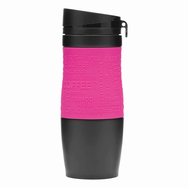 Double-Walled Flask Golden Dream - Black / Magenta