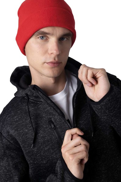 Polar Fleece Beanie - White
