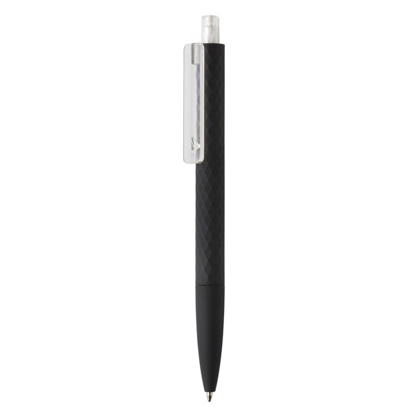 X3 black smooth touch pen - Transparent / Black