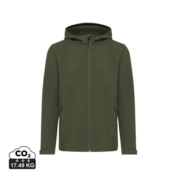 Iqoniq Makalu moška soft shell jakna 5000 mm, 300 g/m² - Khaki / S
