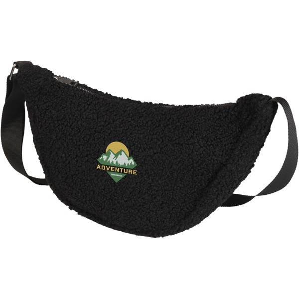 Bear GRS-recycelte Sherpa Gürteltasche 3 L - schwarz