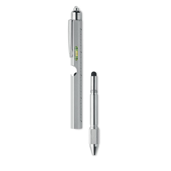 Spirit level pen with ruler Retool - Matt Silver