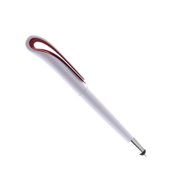 Stylus Touch Ball Pen Barrox - White / Red