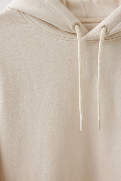 Iqoniq Torres ungefärbter Hoodie aus recycelter Baumwolle - Natural Raw / S