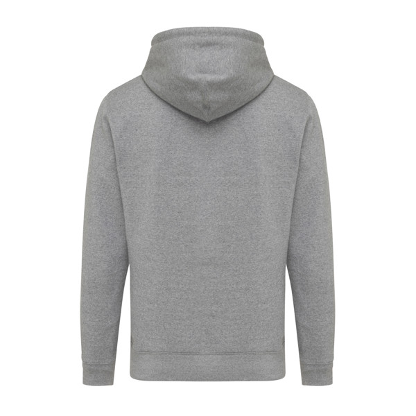 Lehká mikina s kapucí Iqoniq Rila z recykl. bavlny - Light Heather Anthracite / XXS