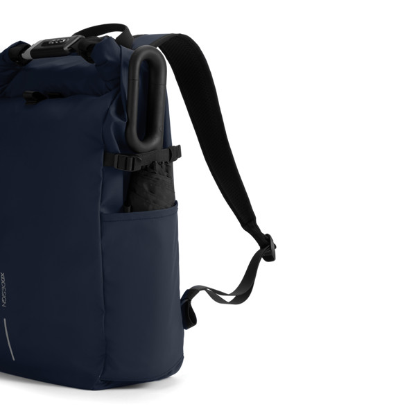 Sac à dos antivol et étanche Urban - Bleu Marine / Noir