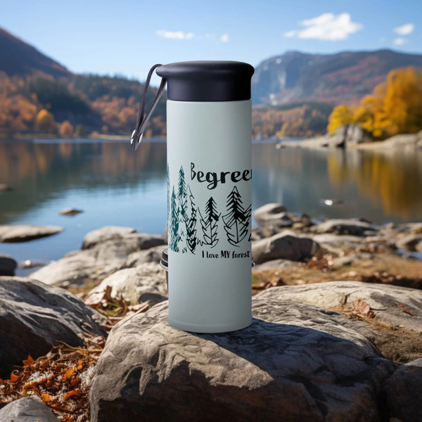 Thermos Moon 420ml - Silver / Gray