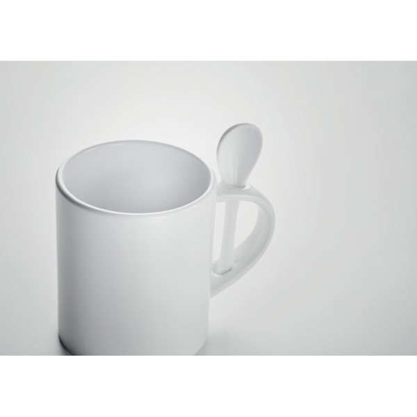 Ceramic sublimation mug 300 ml Sublim Spoon