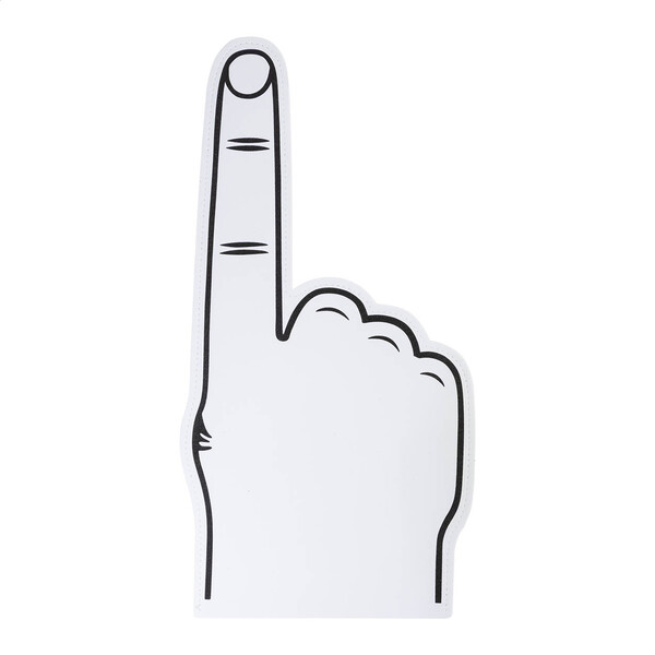Cheering Hand Fanly - White