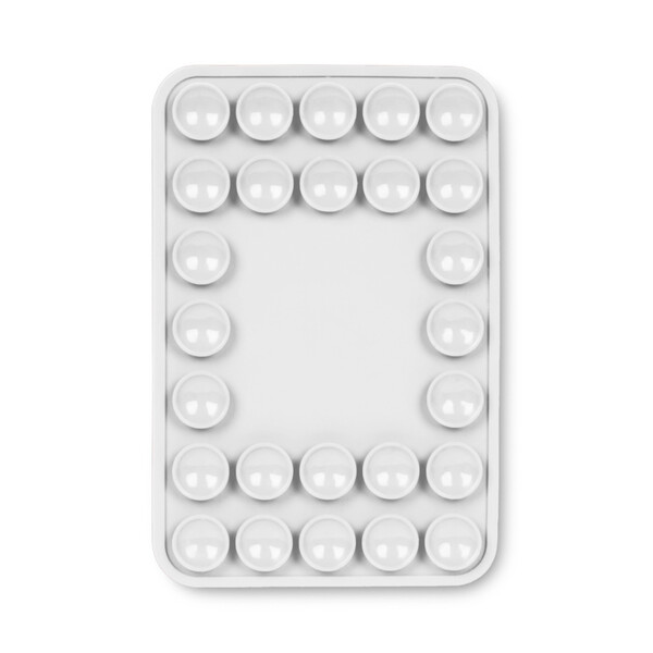 Selfie suction magnetic phone case - White