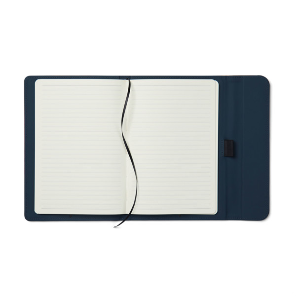 VINGA Baltimore GRS certified paper & PU notebook - Navy