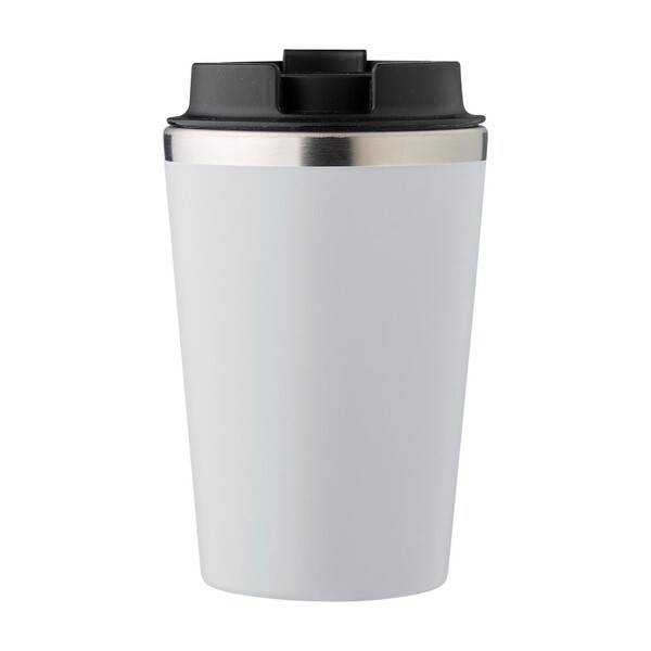Copo térmico de parede dupla Shay | 350 ml - branco