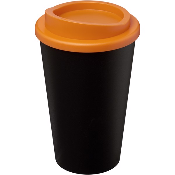 Bicchiere termico da 350 ml Americano® - Arancione / Nero
