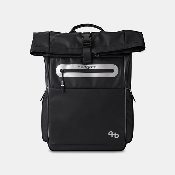 CHAIN ​​| Rucsac roll-up 15" + RFID - Hedgren - Black