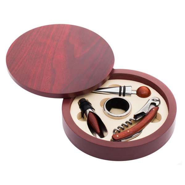Limoges wine set - Maroon