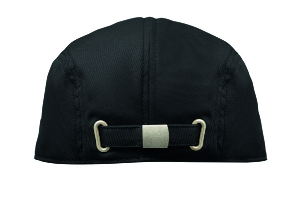 Newsboy flat cap 235 gr/m² Flat Peak - Black