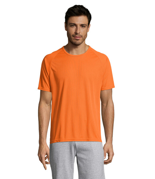 SPORTY T-shirt homem - LaranjaXXS