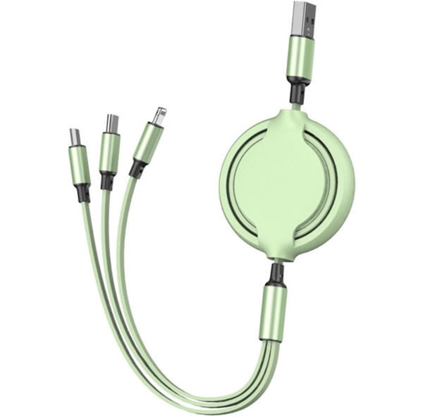 Self-winding USB cable 3in1 UC041