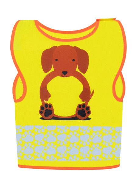 Children's Safety Vest Funtastic Wildlife - Yellow / XS