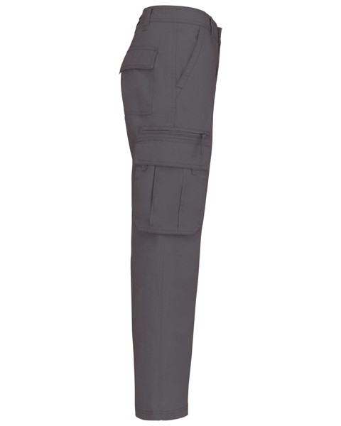 Hlače s više džepova - Dark Grey / 46