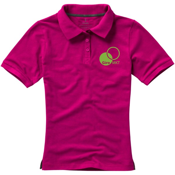 Polo manches courtes femme Calgary - Magenta / M