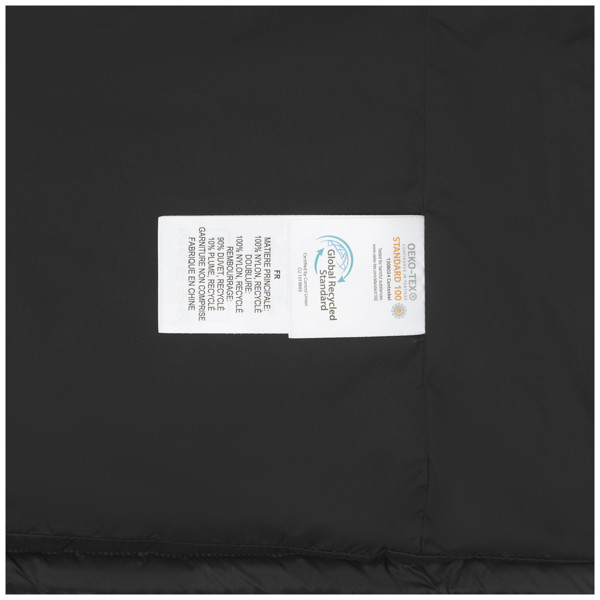 Bodywarmer duvet isotherme Epidote recyclé certifié GRS pour homme - Noir / L