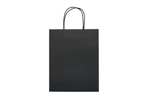 Papirnata darilna vrečka 240x100x300mm, 120g/m² - Črna