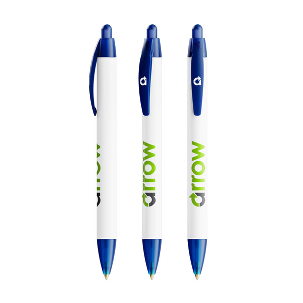 BIC® Wide Body Ecolutions® ballpen - Bleu Foncé Frost