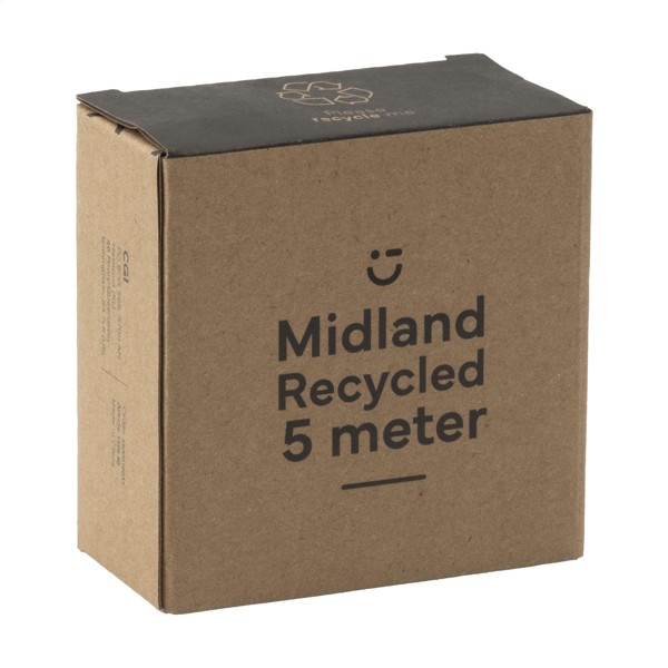 Midland Recycled 5 mètres mètre-ruban - Blanc