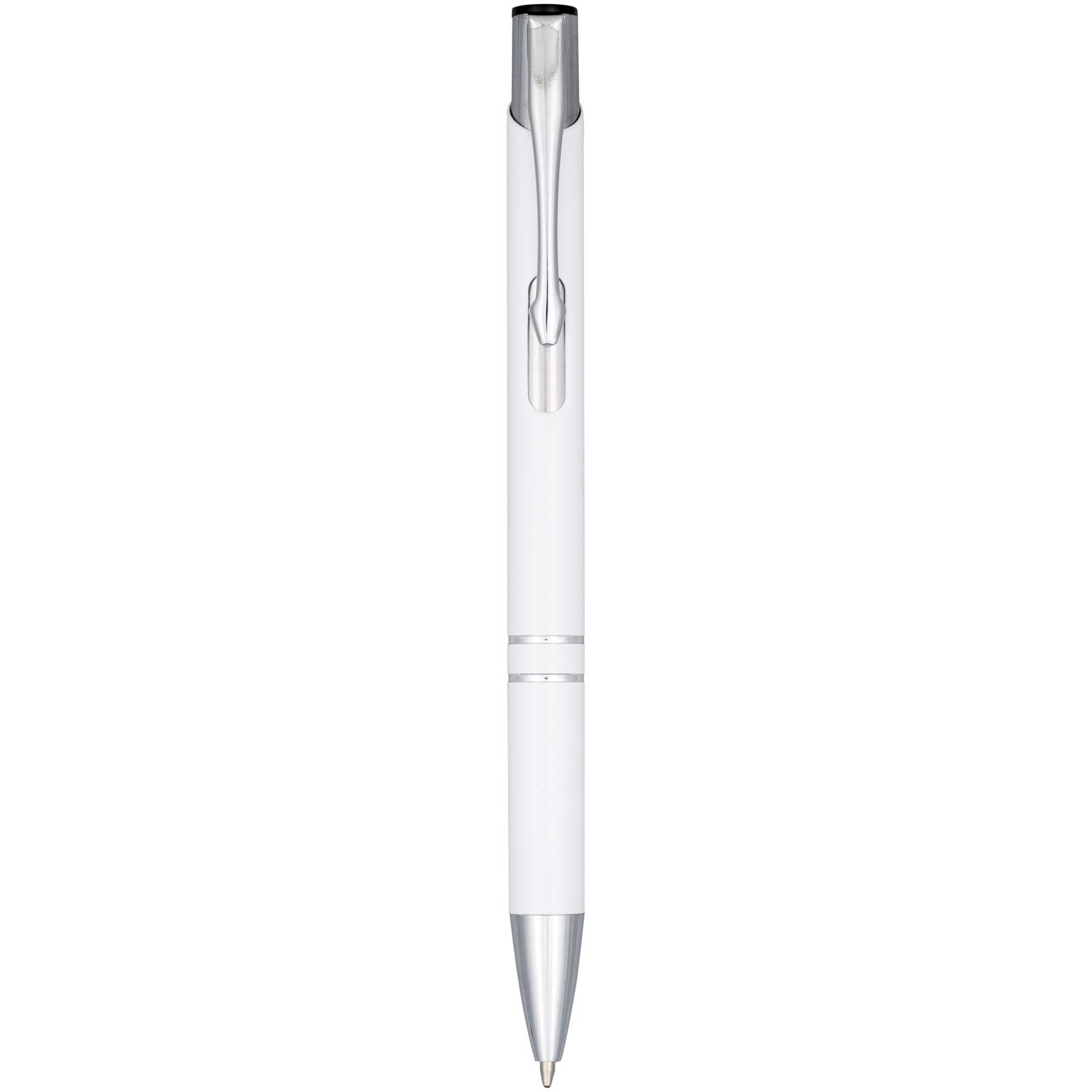 Kemični svinčnik iz anodiziranega aluminija Moneta - White