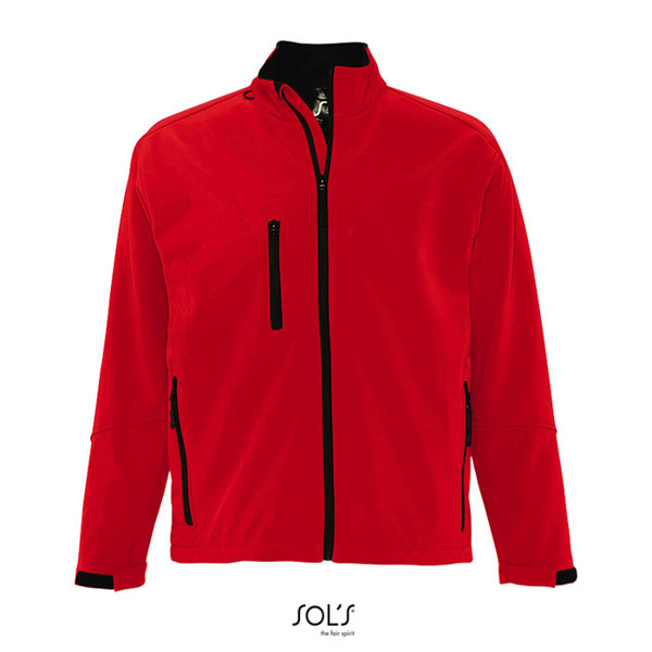 RELAX SOFTSHELL ZIPPED - Pepper Red / 4XL