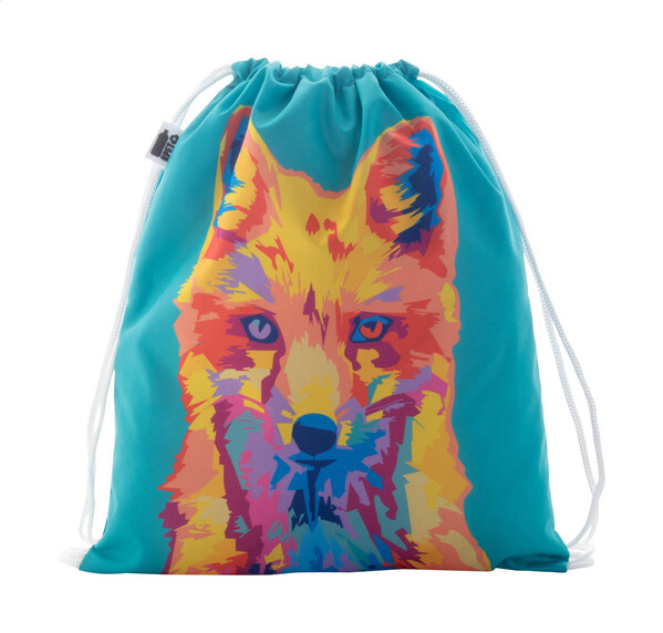 Sac piscine personnalisé pour enfants CreaDraw Kids RPET - Blanc
