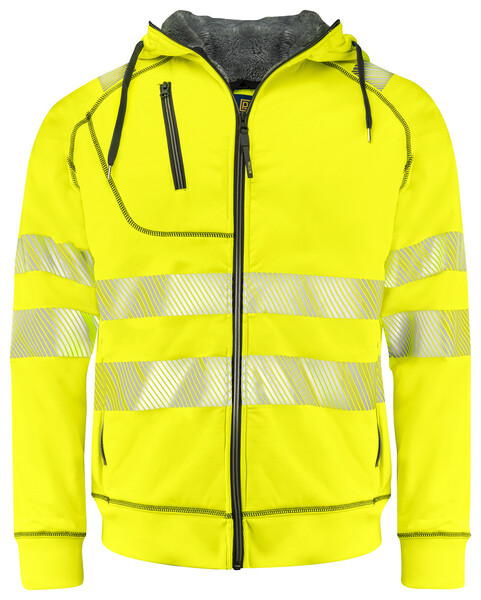 6130 Hoodjacket YELLOW/BLACK L