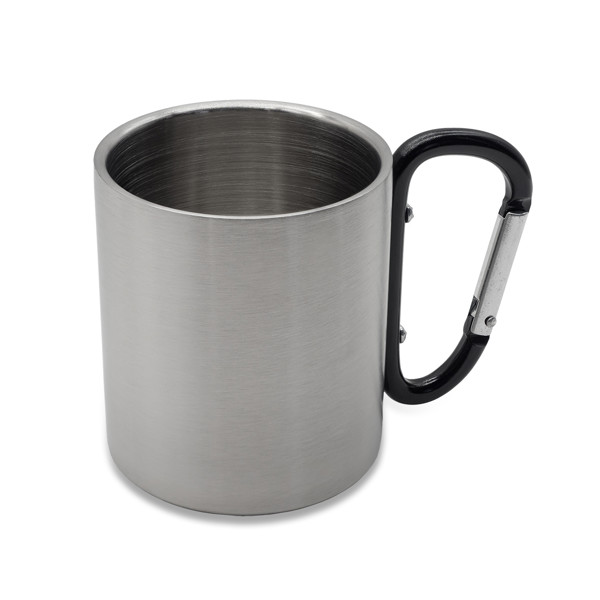 220 ml Denali steel mug - Black